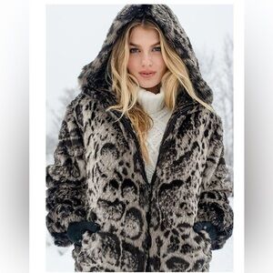 Donna Salyer’s Ghost Leopard Faux Fur Coat